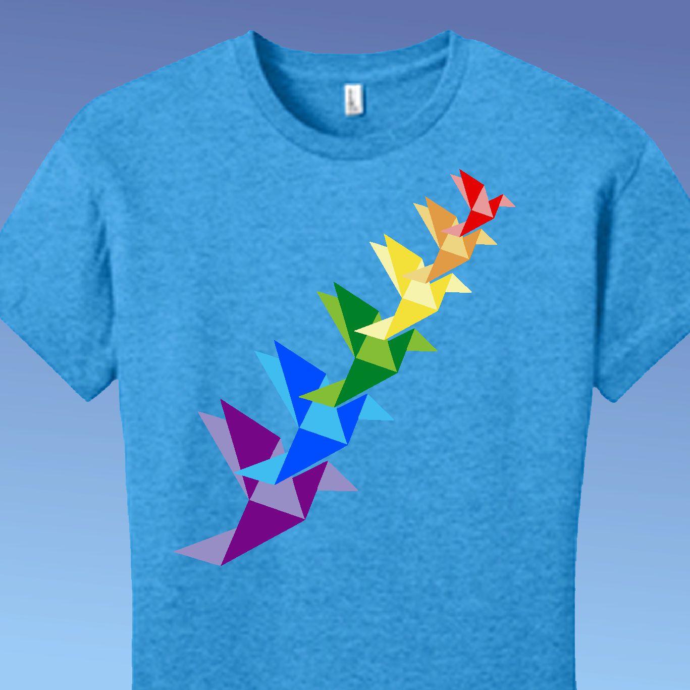 Origami Rainbow Women's T-shirt