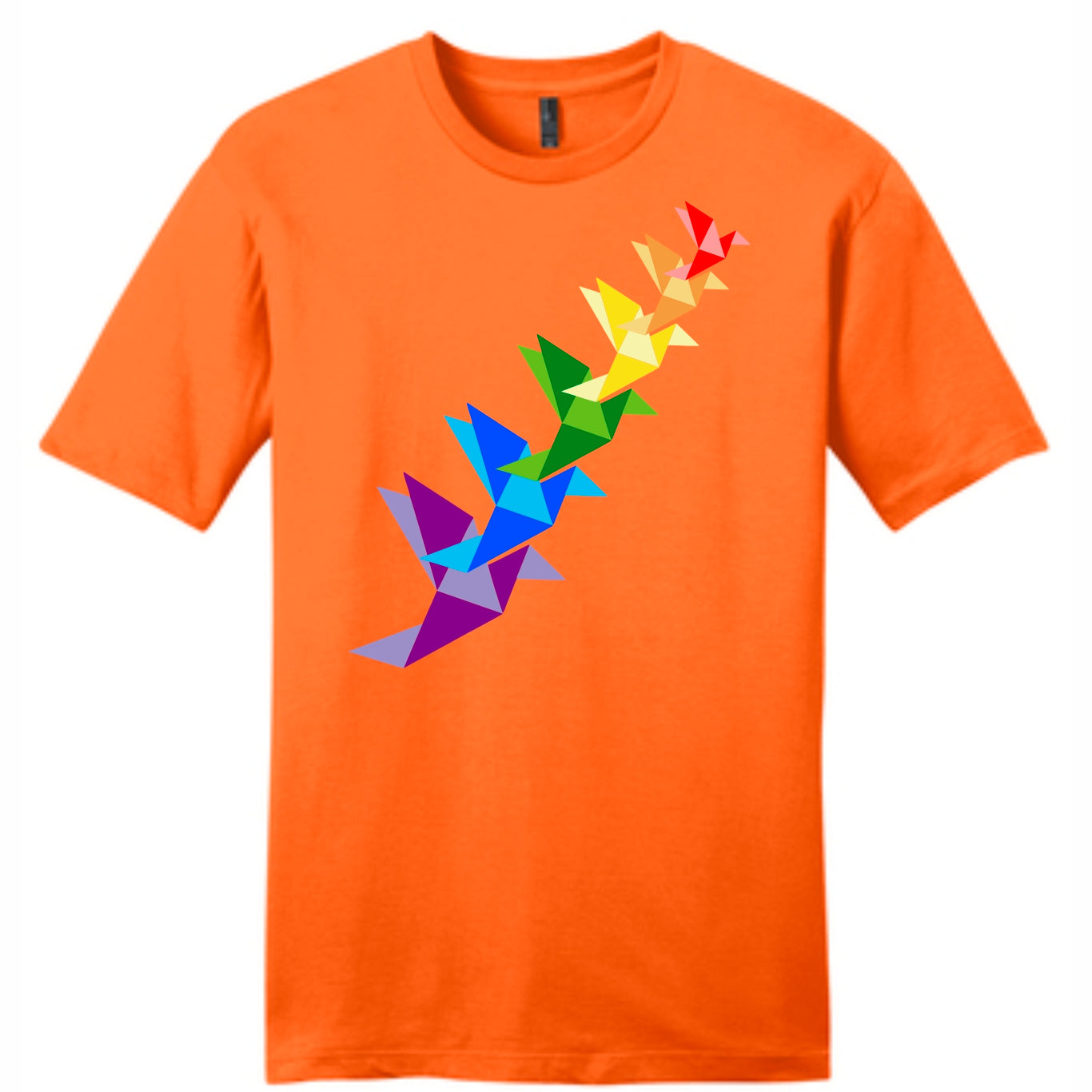 Origami Rainbow Unisex T-shirt