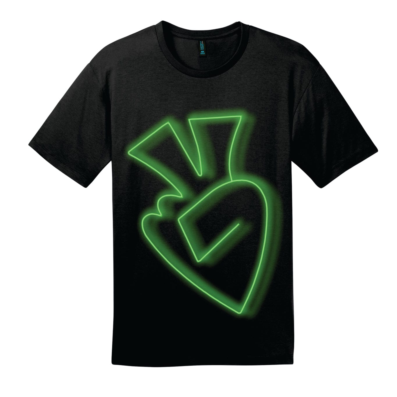 Peace & Love Unisex Tee Unisex T-shirt gabrelliabendstern Green XS
