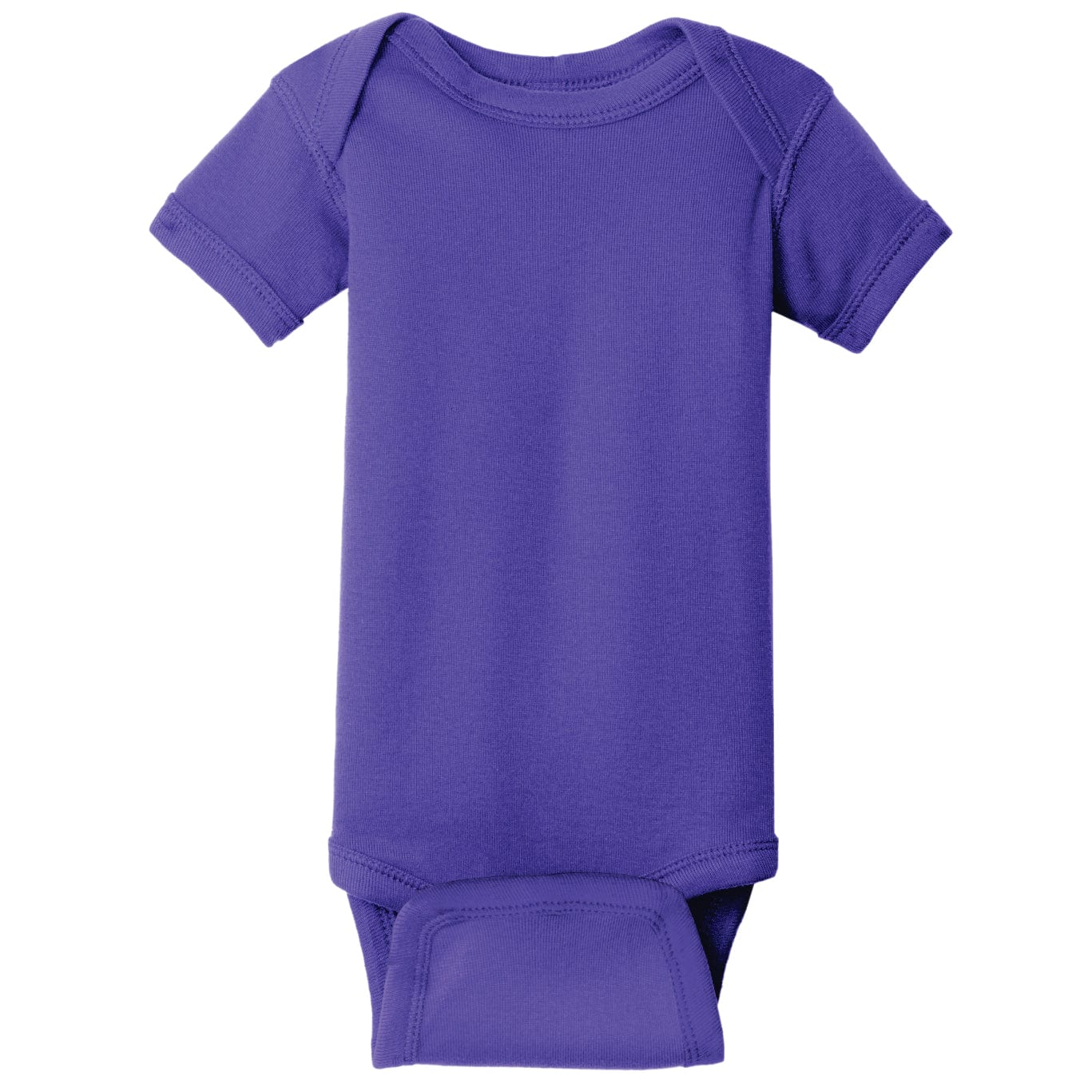 Rabbit Skins Infant Short Sleeve Baby Rib Onesie Baby & Toddler inkyproduct 6m Purple