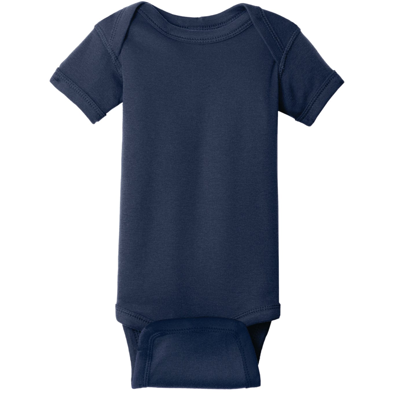 Rabbit Skins Infant Short Sleeve Baby Rib Onesie Baby & Toddler inkyproduct New Born Navy 